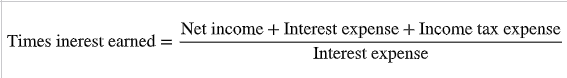 answer the following: Times interest earned ratio; payout ratio; return on common