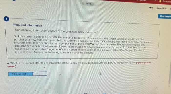  Other book saved Help Save & Exit Check my w !