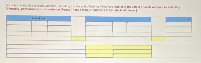 pounds & $4.00 per pound) $ 20.00 Direct labor (1.7 hours $11.00