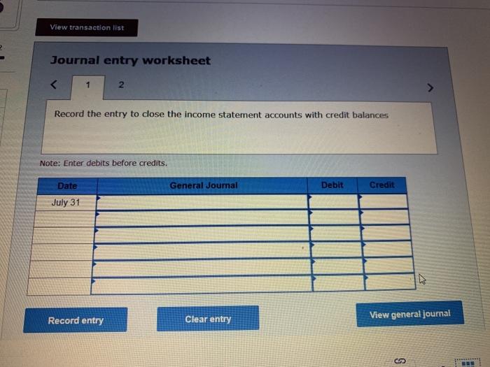 information applies to the questions displayed below) Nix'lt Company's ledger on July