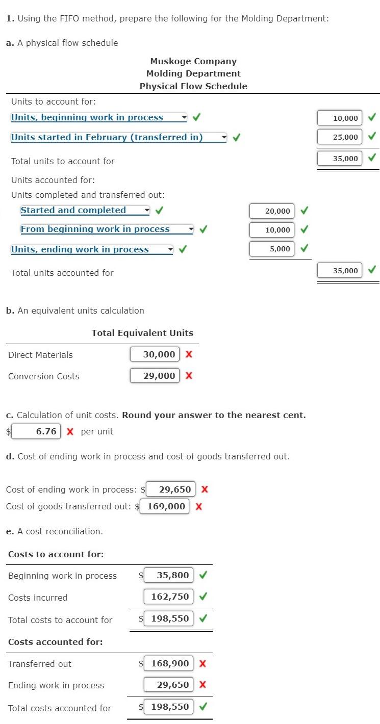 Company uses a process-costing system. The company manufactures a product that is