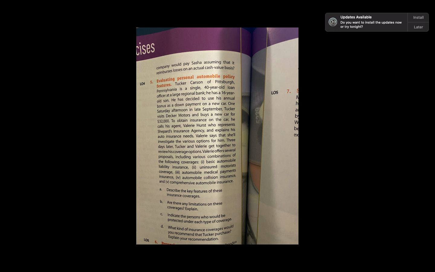 Install Updates Available Do you want to install the updates now