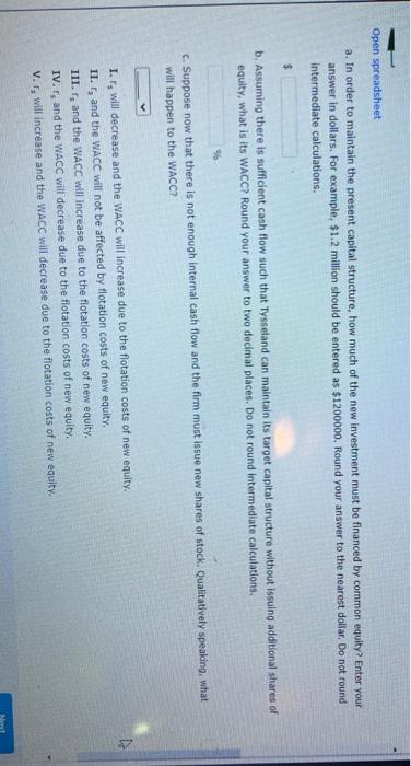 the total market value of the Tysseland Company was $60 million. During