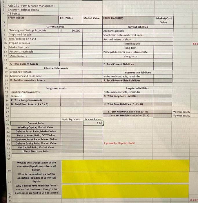 below to develop this beginning of the year balance sheet for 2021.