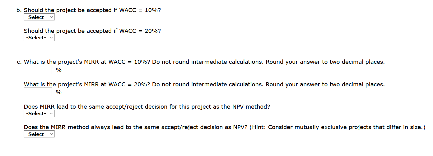 which costs $1.5 million. Cash inflows of $14 million would occur at
