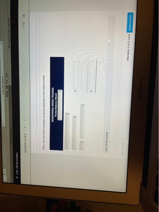 of attention to the collection of accounts receivable. Before any year-end adjustments,
