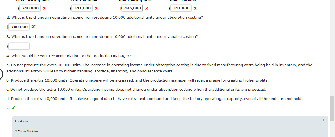 Ending inventory Total cost of goods sold Gross profit (714,000) $646,000 (320,000)