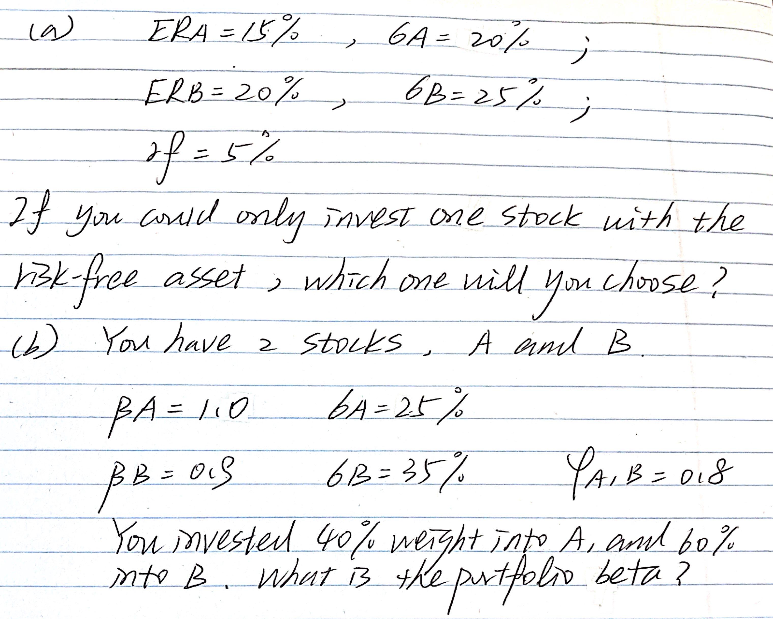  () ERA = 15% 6A = 20% ; 6B=25% ; ERB=