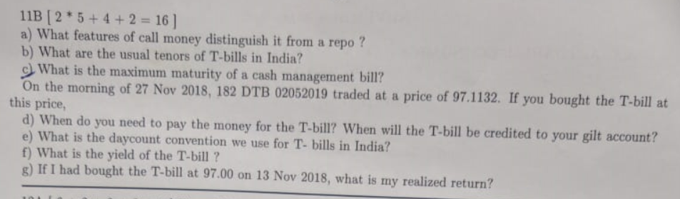 2 The RBI announced results of its price based auction of 3000