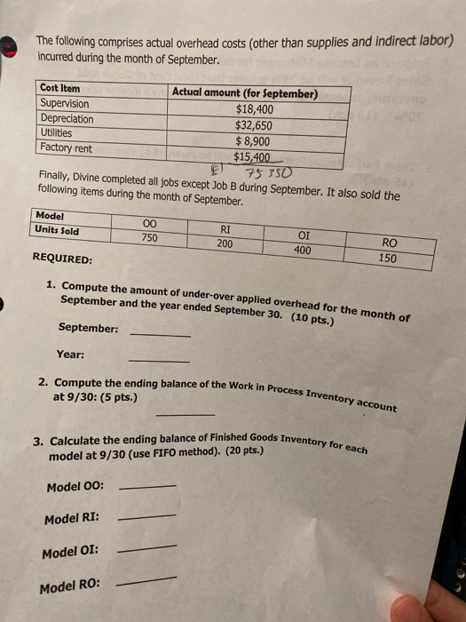 into each of the cells marked with a ? below Computation of