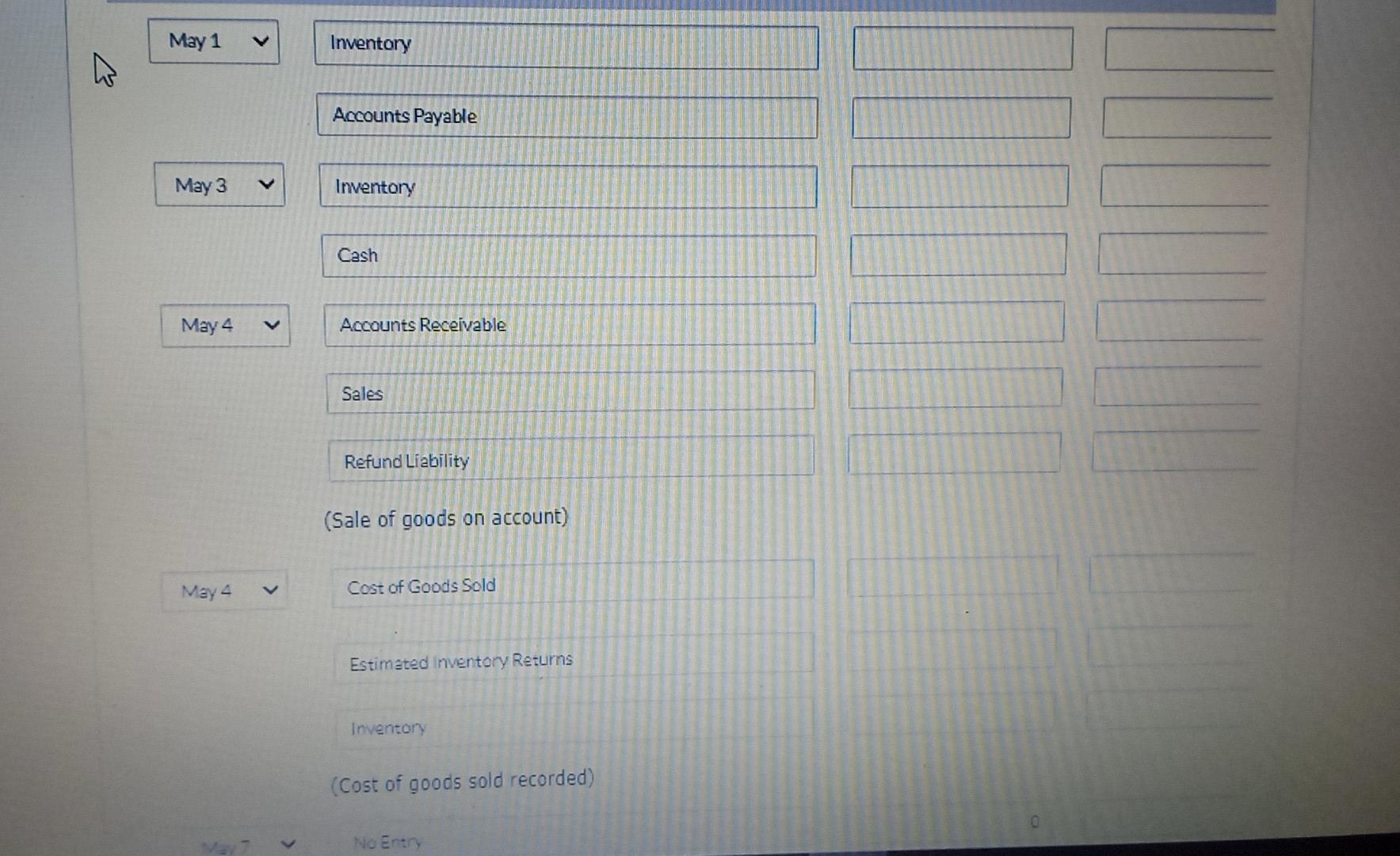 ledger showed Cash $ 7.000; Accounts Receivable $1,900; Inventory $3,500; Common Shares