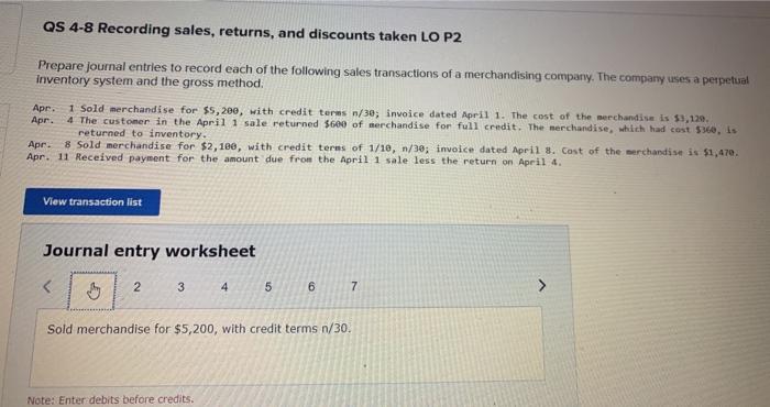 to record each of the following sales transactions of a merchandising company.