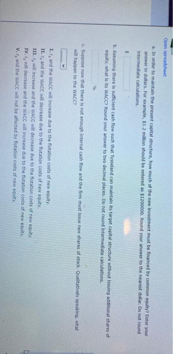 total market value of the Tysseland Company was $60 million. During the