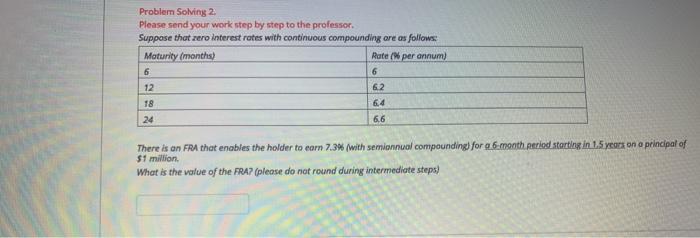  Problem Solving 2 Please send your work step by step to