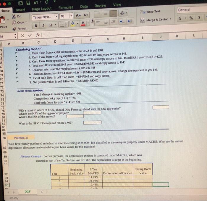 production for international (web-based) sales of Diltz Farms' products. The new system