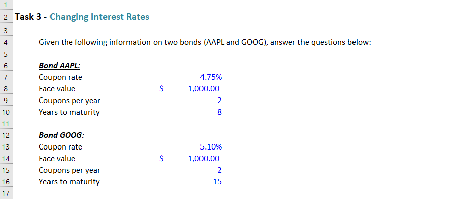  NNeed help with question 3 formulas and explanation on how to