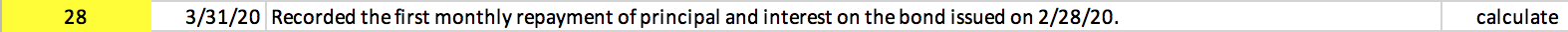 adjustment Alpine Cupcakes completed a $1 million 5-year debt issuance with monthly