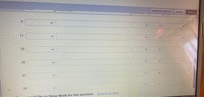 11 Invested $10,000 cash in business. Purchased used car for $3,000 cash