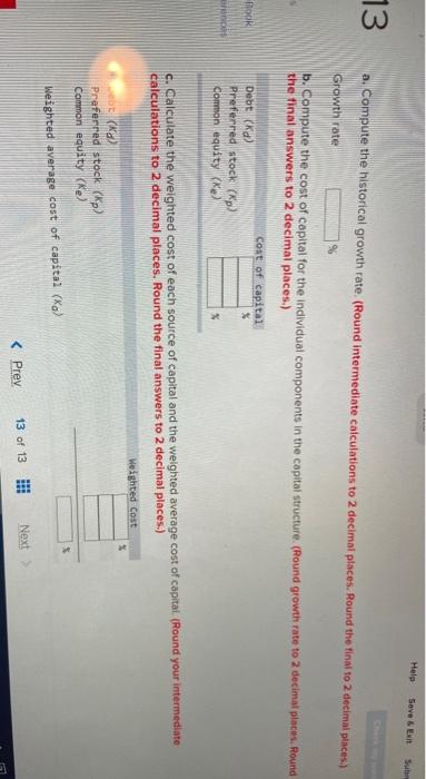 points McNabb Construction Company is trying to calculate its cost of capital