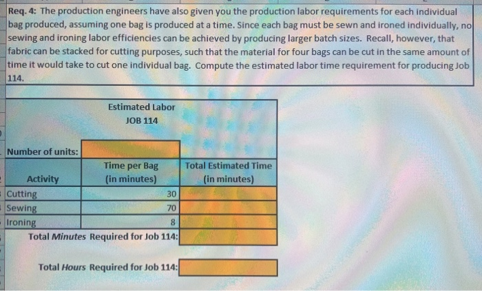  please answer req 3 with the given info in the other