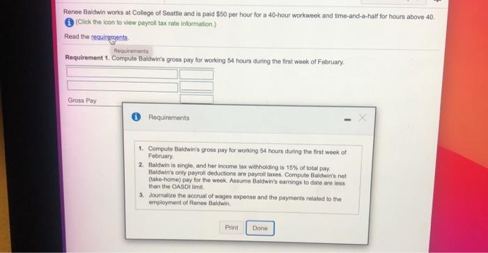 the only info i have for them > Renee Baldwin works at