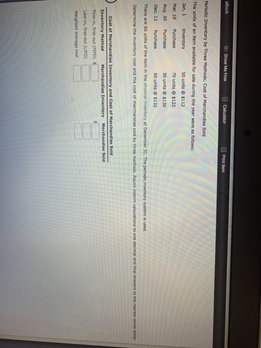 sale during the year were as follows: Jan. 1 hventory 1,035 units