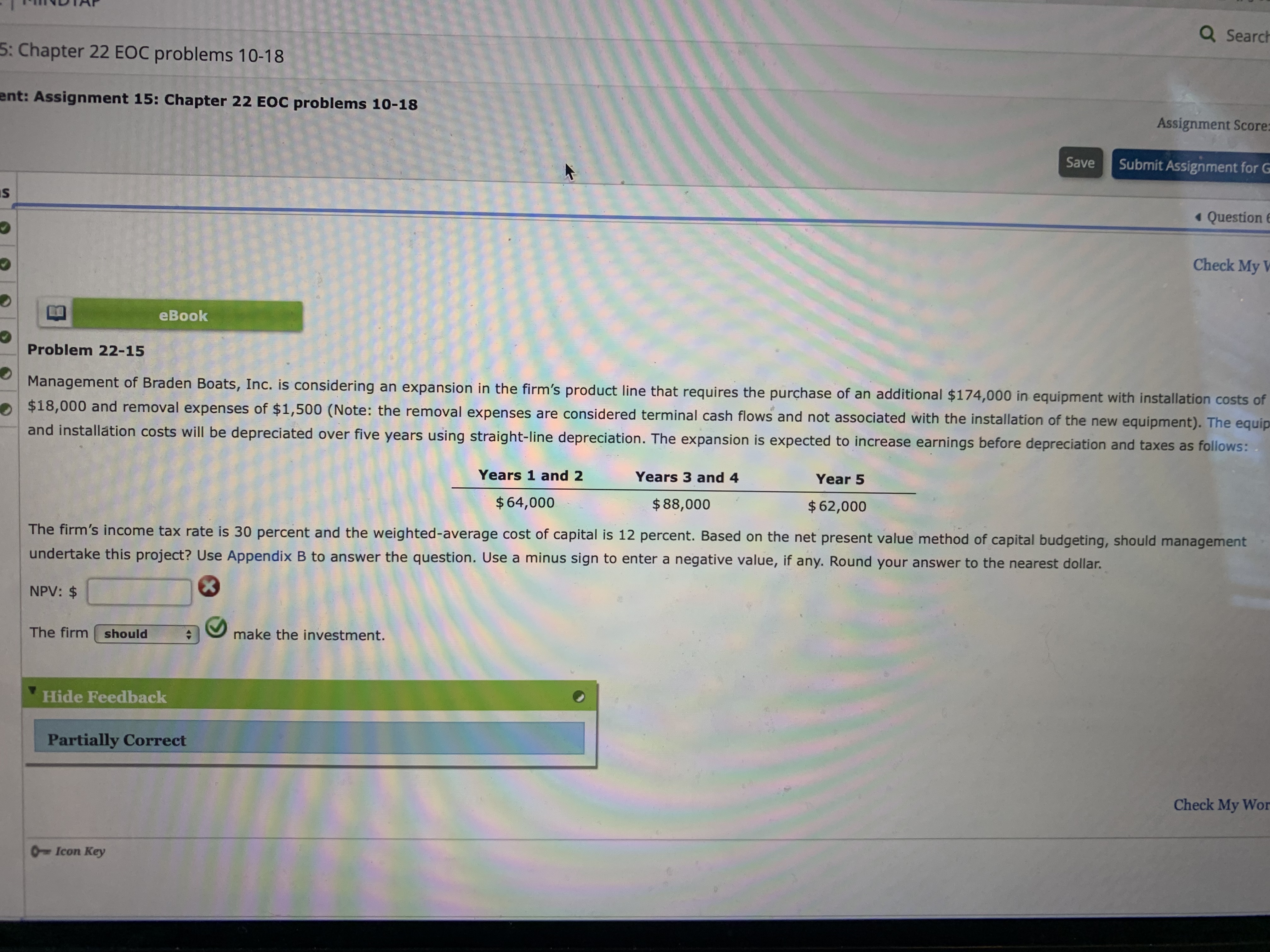  5: Chapter 22 EOC problems 10-18 Searct Assignment 15: Chapter 22