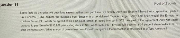 Question 11 SAMSTAD 35 AM ** ETA Question 9 O out of