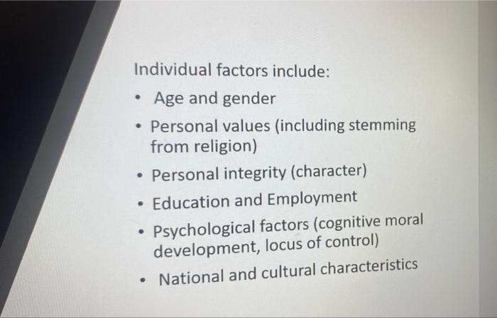 you are expected to do the following: Explain the ethical issue(s) of