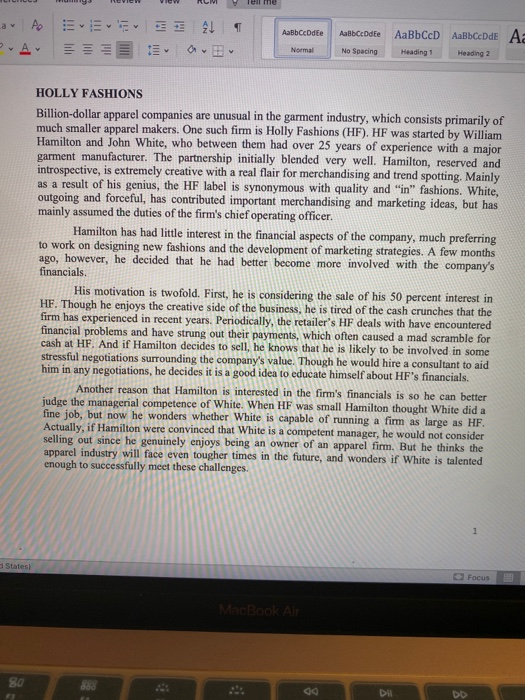 profitability of the firm to the owners has been hurt by White's