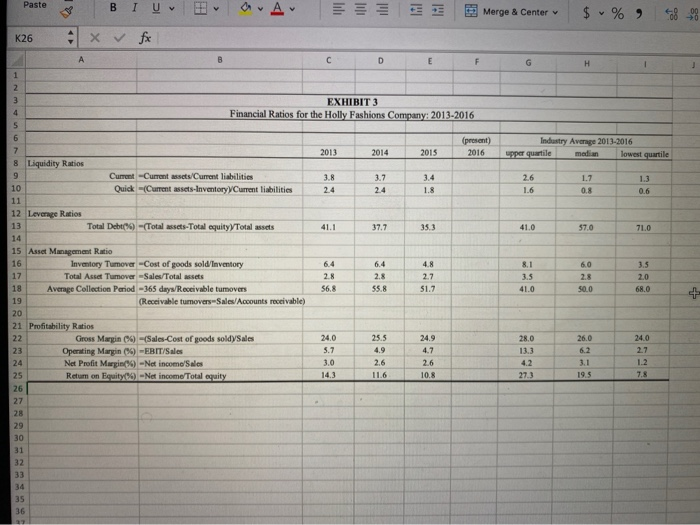 of ratios. 4. Generate the common-sized Income Statements and Balance Sheets of