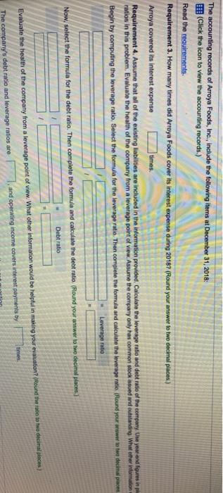 for Select the labels and then enter the amounts to complete the
