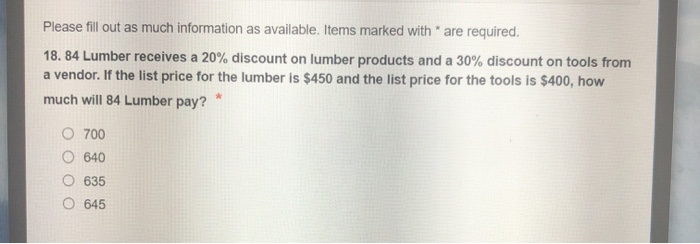  Please fill out as much information as available. Items marked with