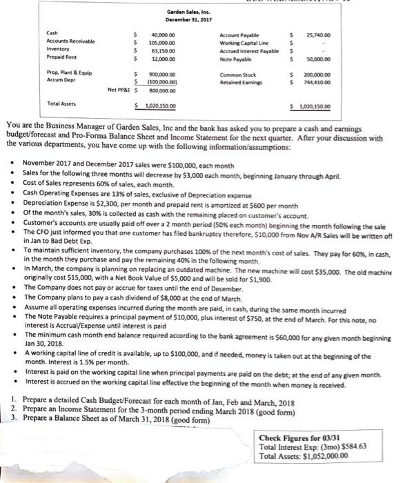 not legible enough. Please help! Garden Sales Inc December 11, 2017 25,740.00