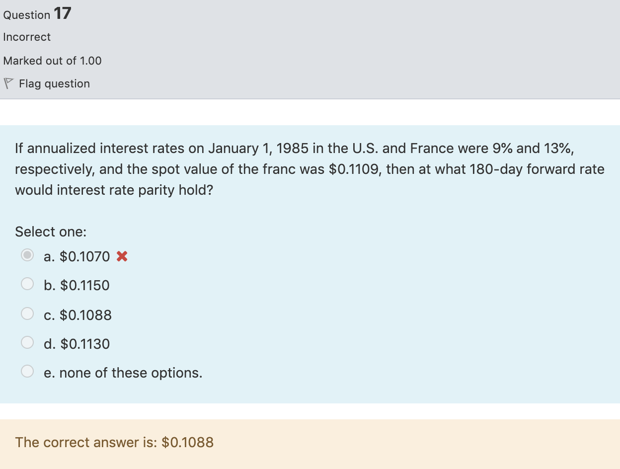How do I approach this question? Question 17 Incorrect Marked out of
