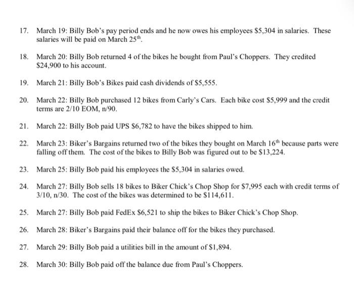 need to recognize depreciation on the building b) You have accrued salaries