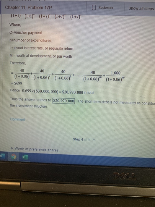 what is the mathmatical process to getting the answer at the bottom?