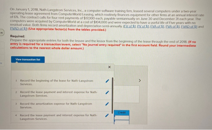  On January 1, 2018, Nath-Langstrom Services, Inc., a computer software training