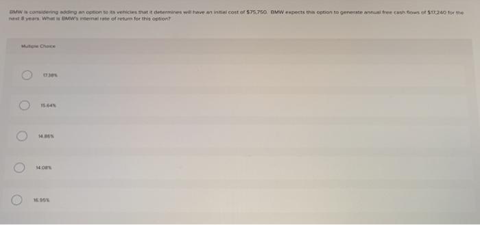  BMW conding adding an option to its vehicles that it determines