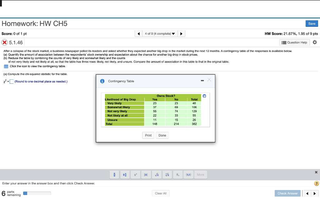  There are two parts to this question. Part A & Part