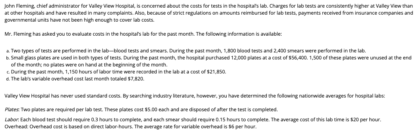 3. Compute the variable overhead rate and efficiency variance and the labor