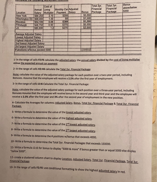 in excel. ok i need help finishing. i am stuck on questions