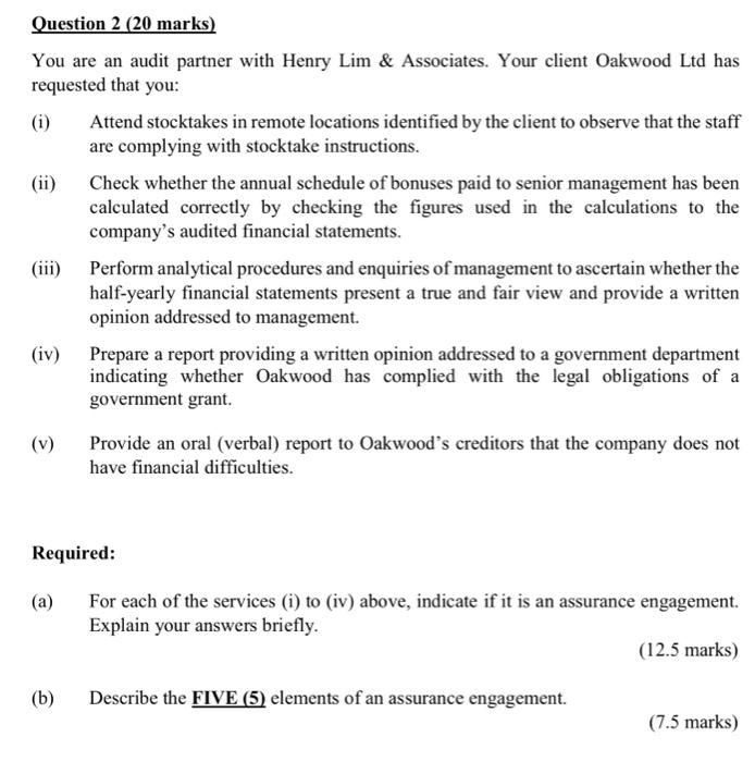 in the audit firm of Justin & Co and you are planning