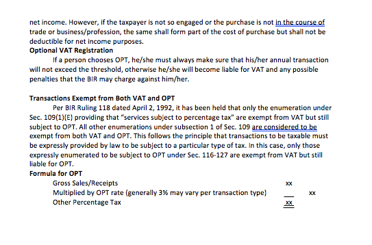 monthly value-added tax that the company will pay to the government with