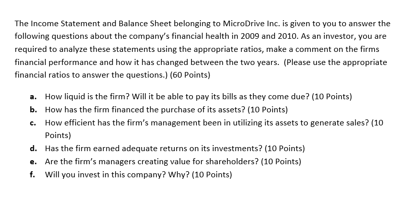Sheets and Income Statements for Years Ending TABLE 3-1 December 31 (Millions