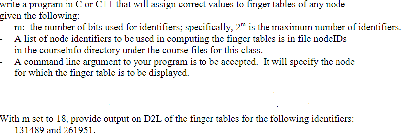 CORRECT ANSWERS ONLY PLEASE write a program in C or C++ that
