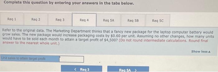 contribution format income statement for the most recent month is given below: