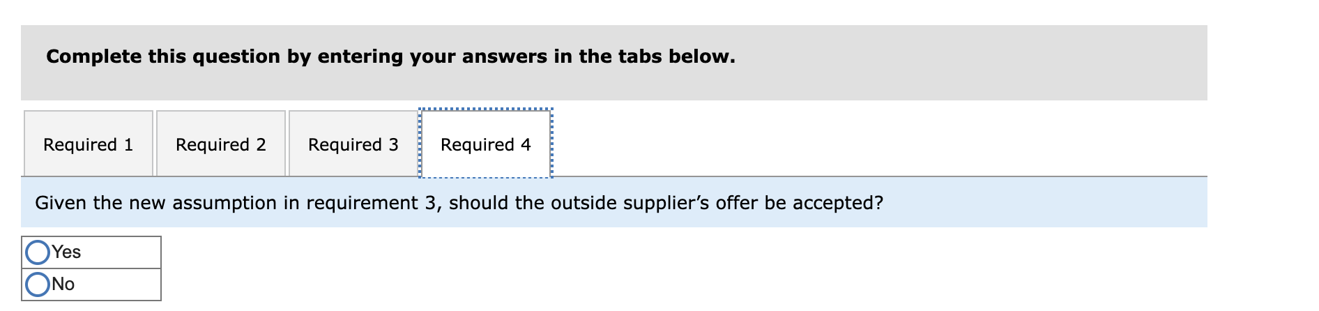 $ 49 $ 784,000 *One-third supervisory salaries; two-thirds depreciation of special equipment