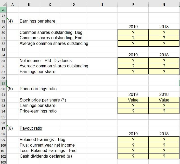 Balance Sheet December 31 st 5 2019 6 7 8 Cash Accounts