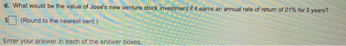 for a 5-year period. He is looking at four different investment choices.